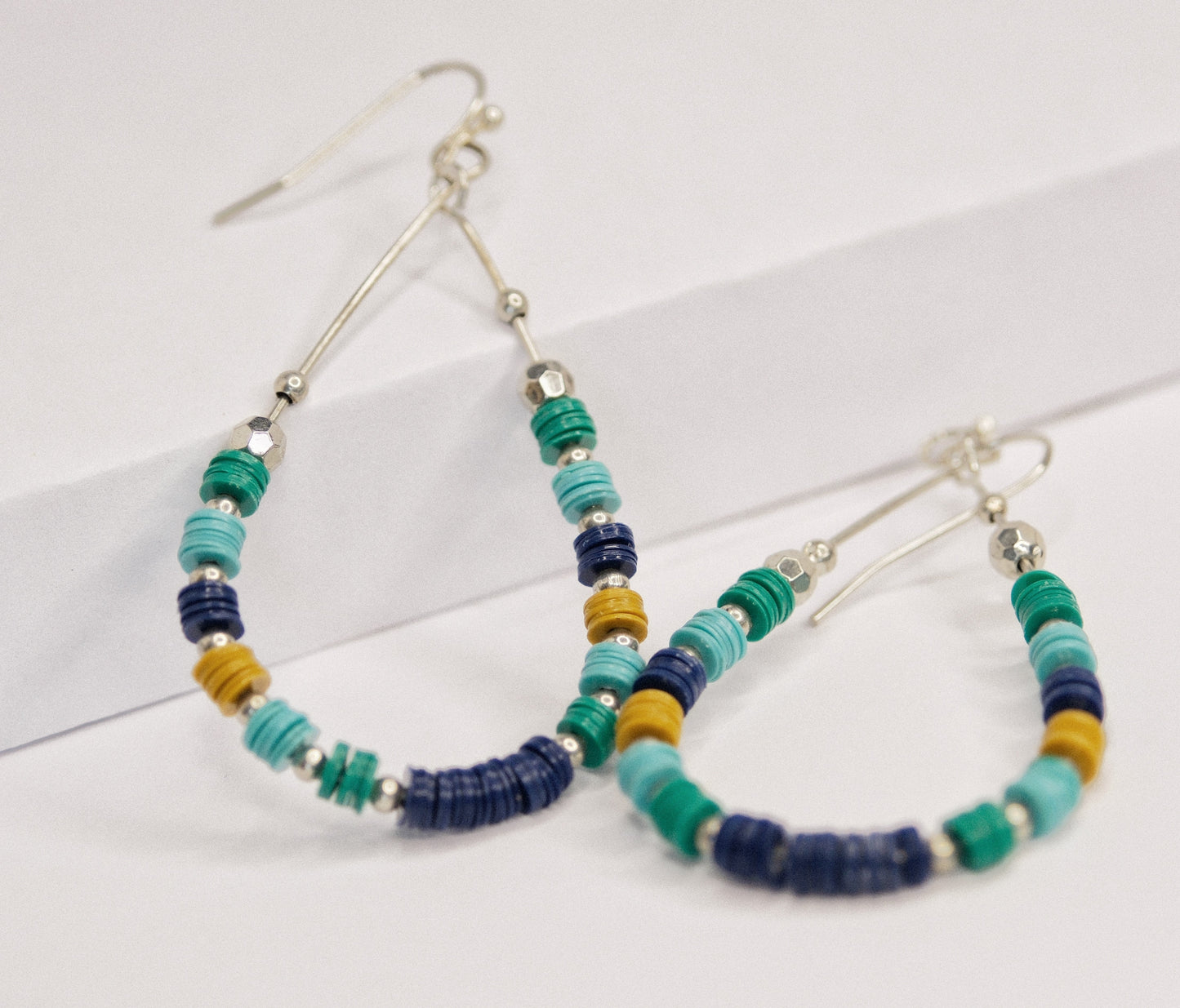 Artisanal Glass Beads Earrings