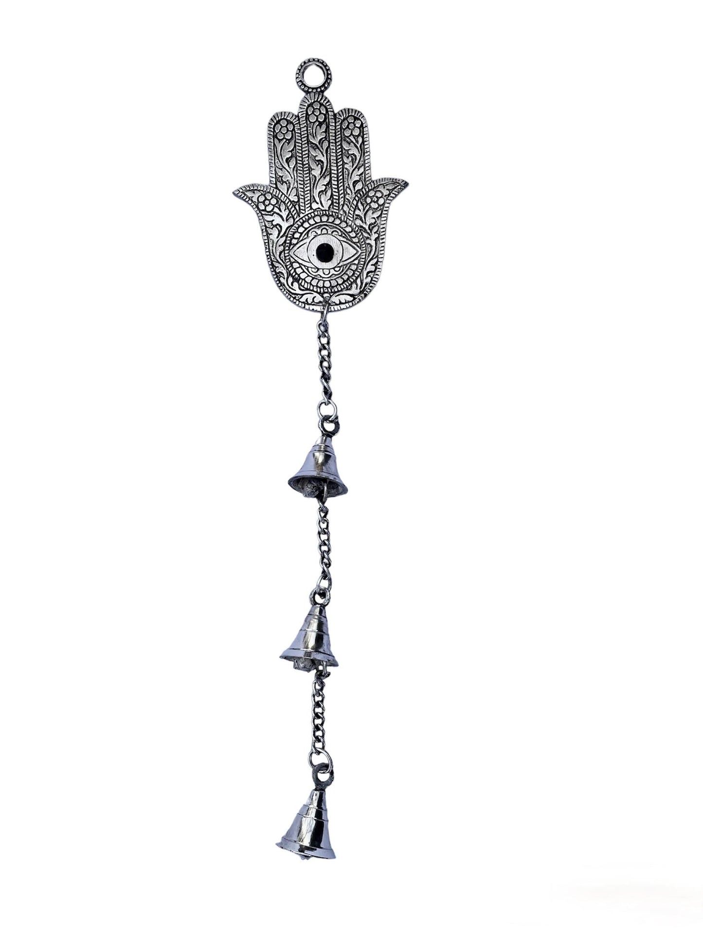 Hamsa Hand with Three Bells
