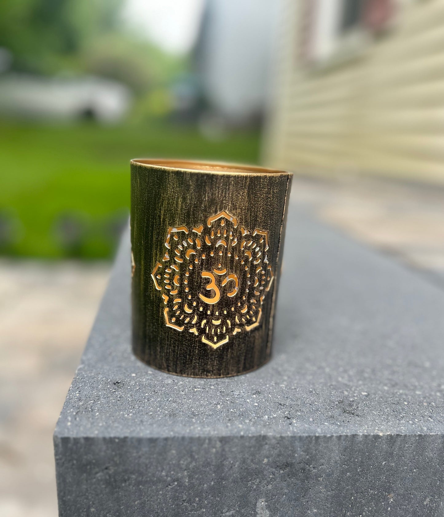 Om Candle Holder