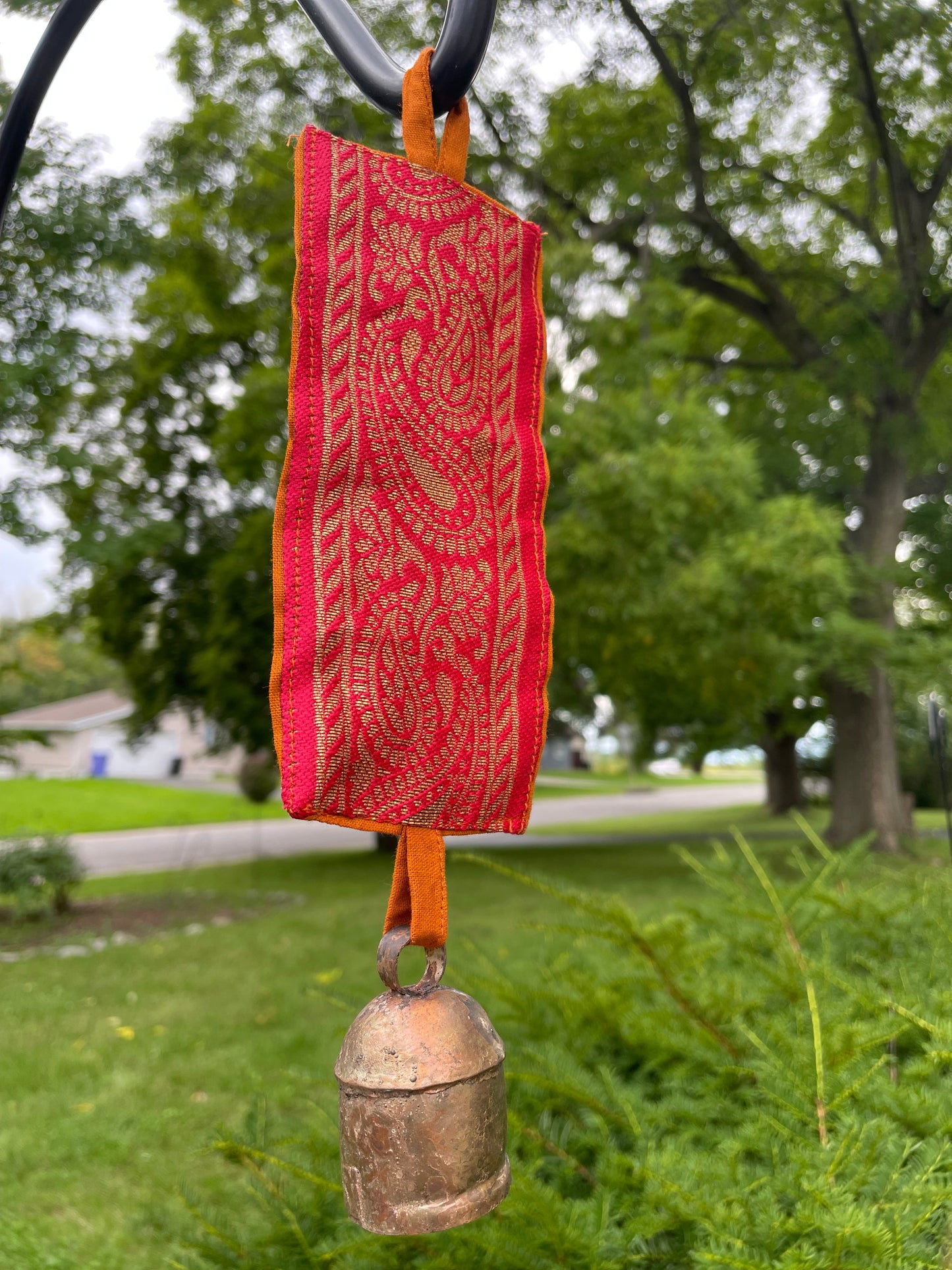 Bell with Embroidered Strap
