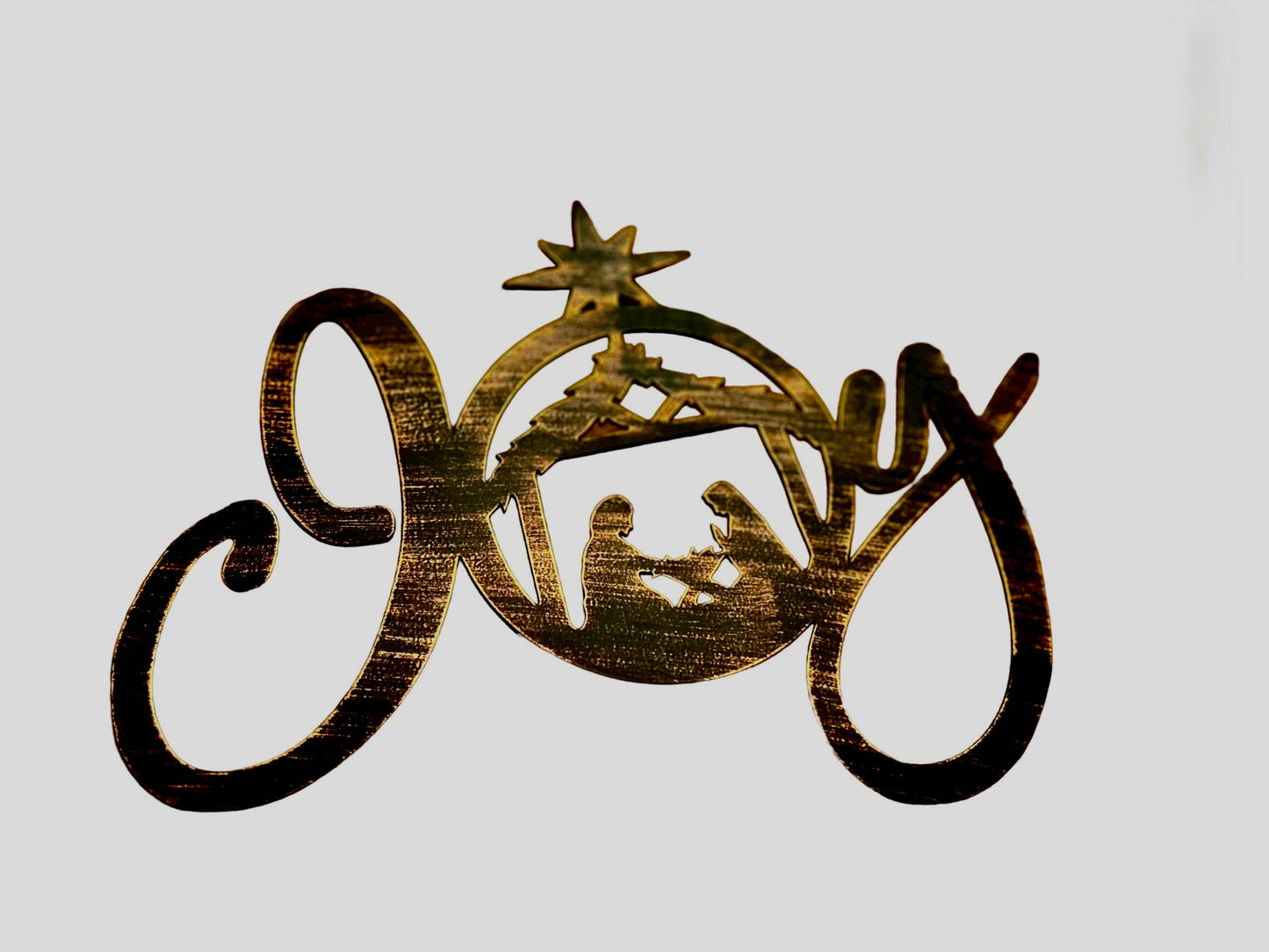 Holiday JOY Nativity Decoration