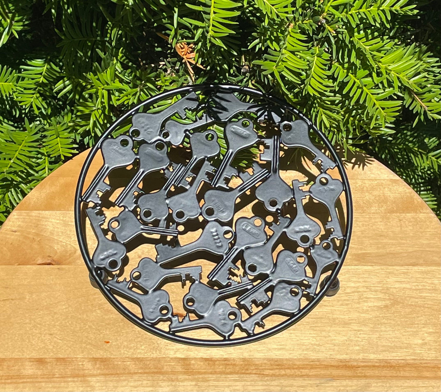 Recycled Keys Trivet