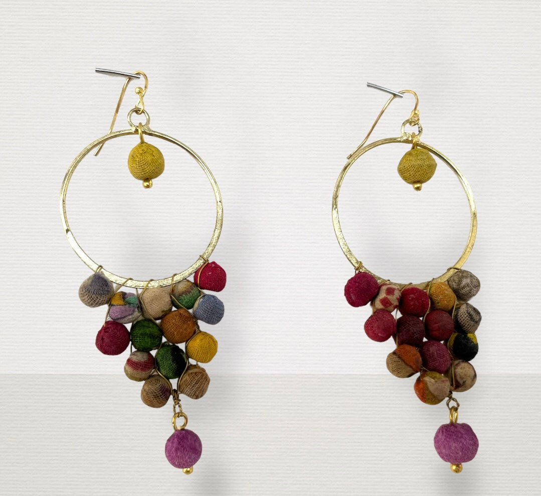 Sari Jhumka Earrings