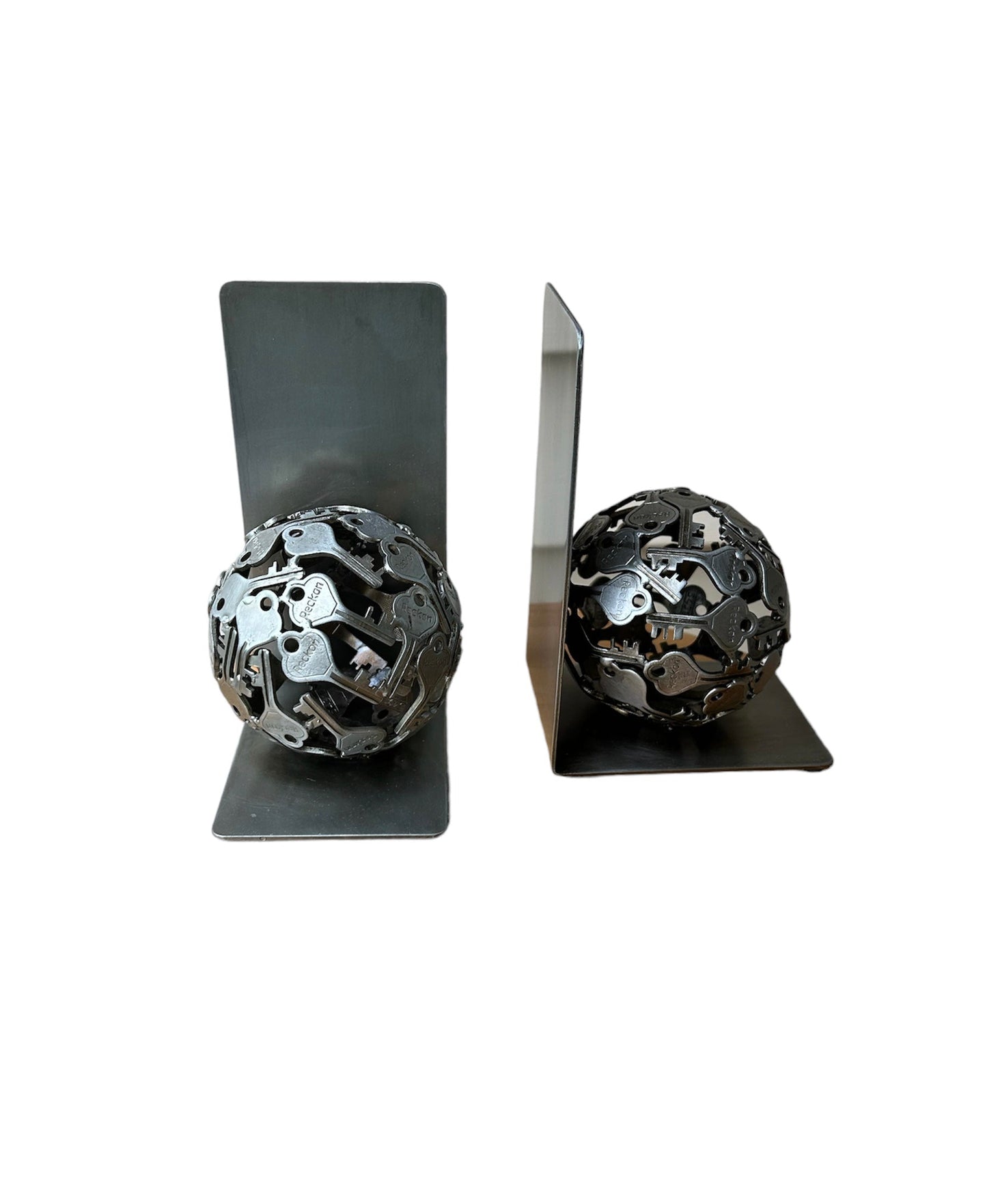 Recycled Keys Bookends