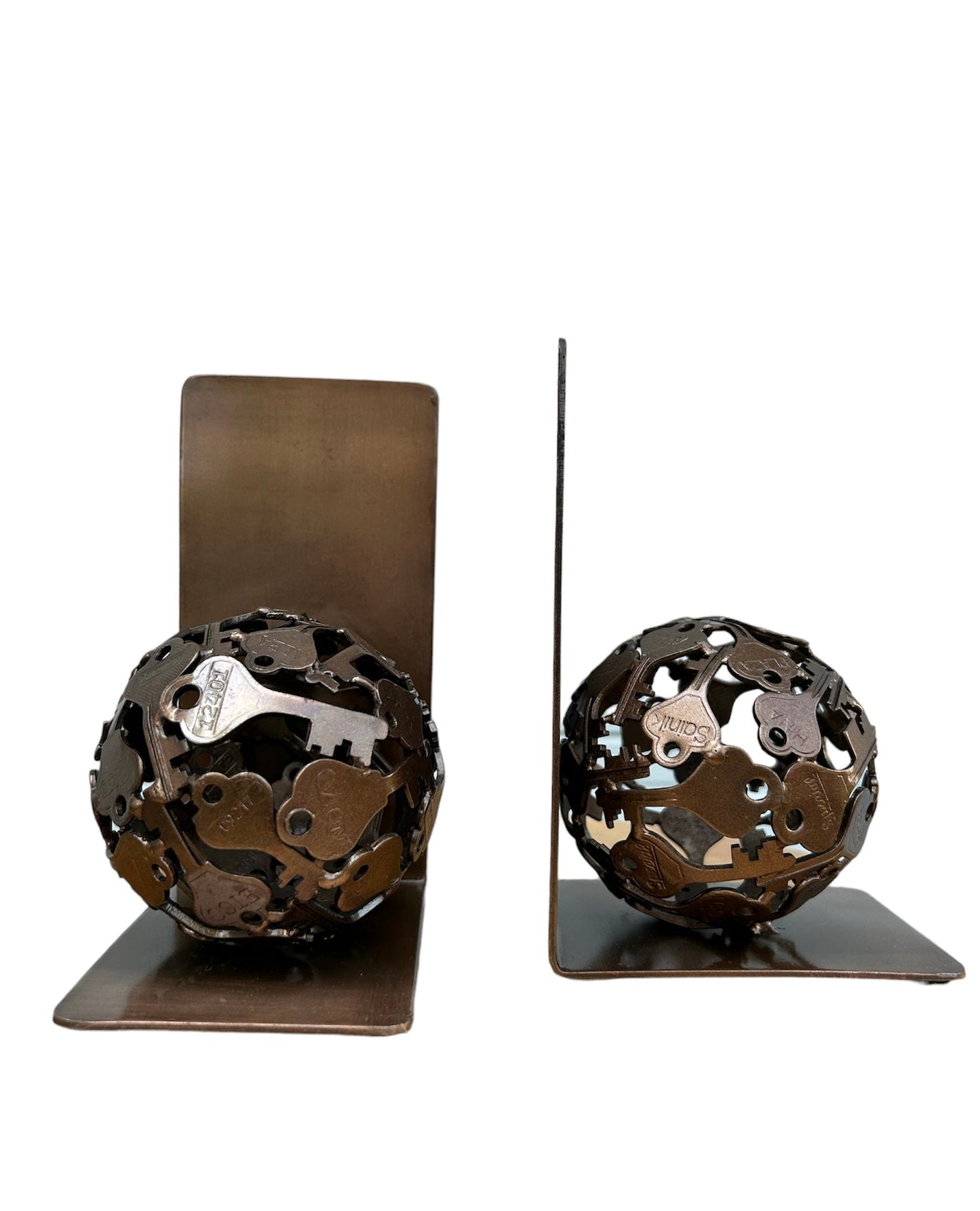 Recycled Keys Bookends