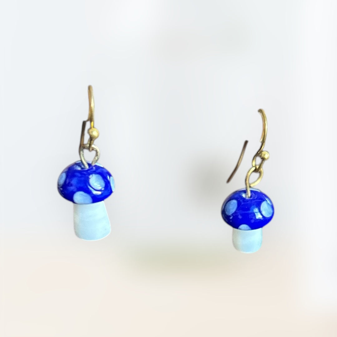 Pixie Dust Mushroom Earrings