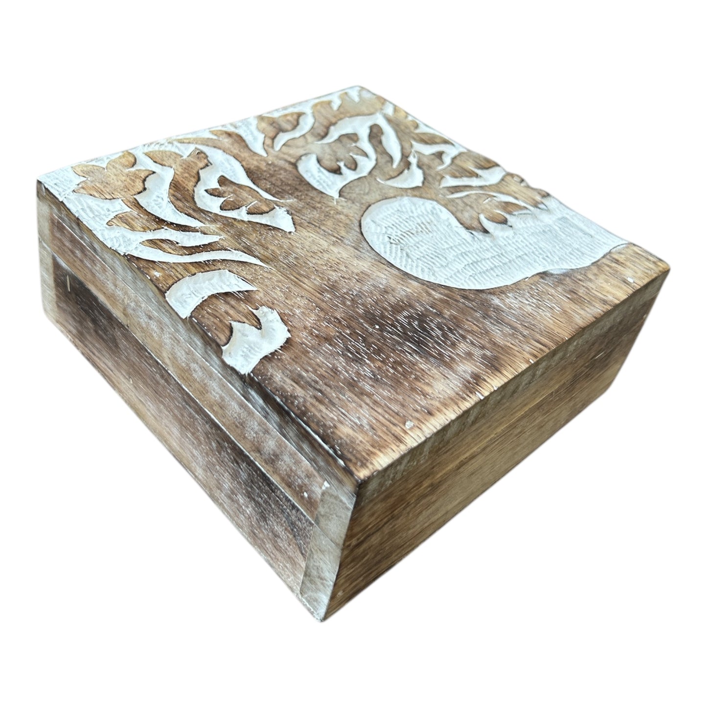 Whitewashed Tree Box