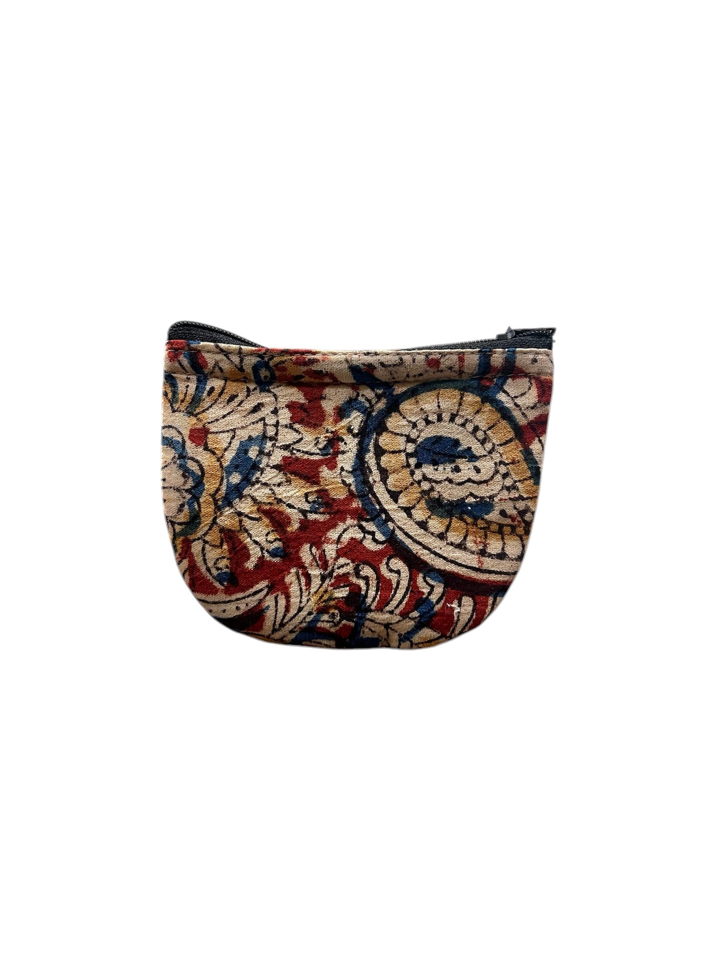 Round Kalamkari Coin Purse
