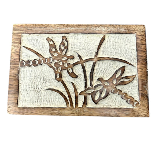 Dragonfly Box White Washed