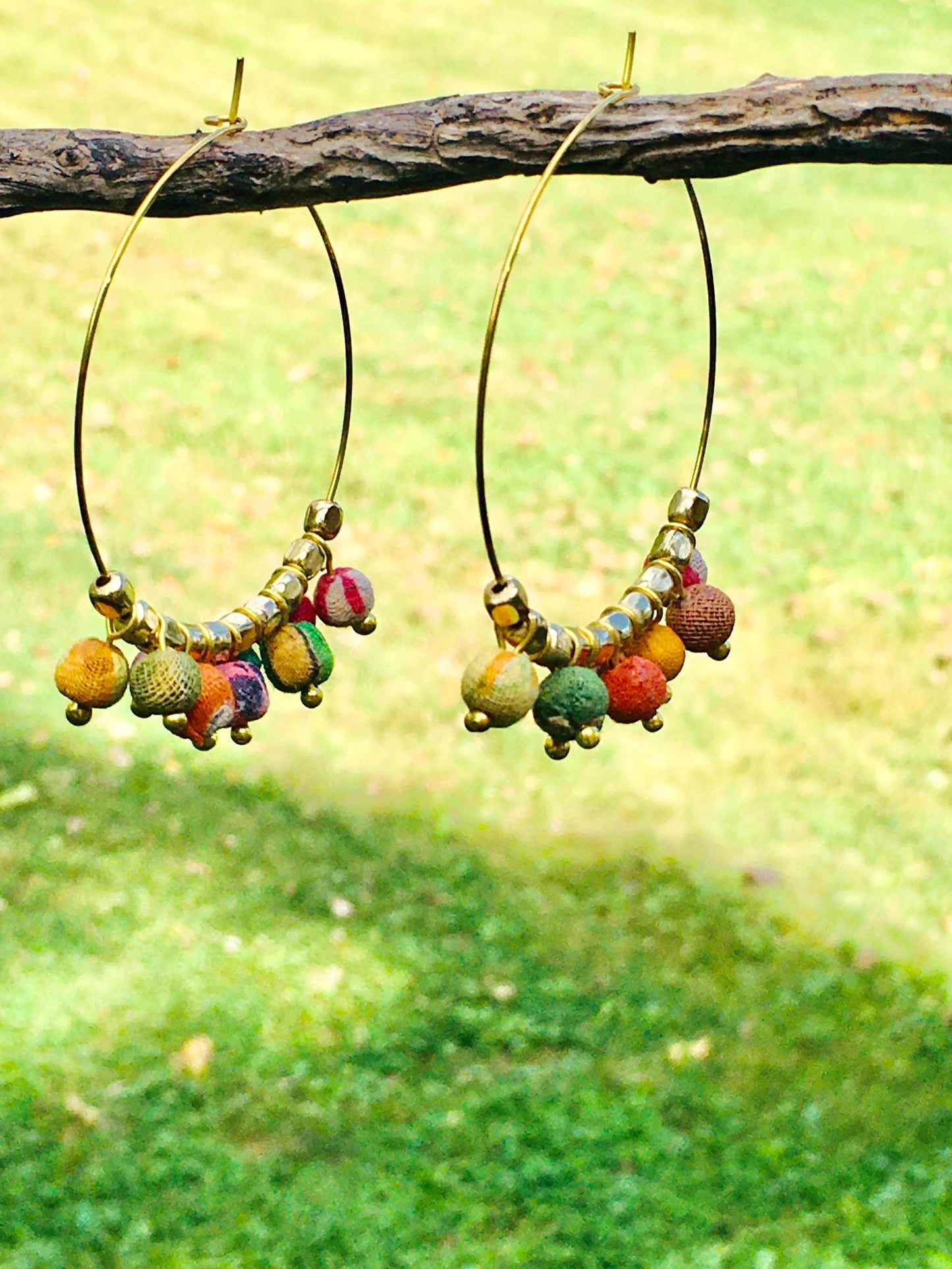 Golden Serenade Hoops