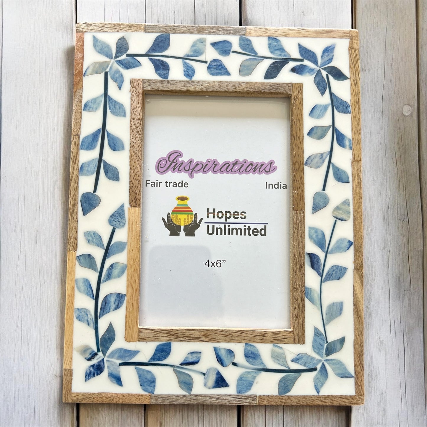 Blue Leaf Frame