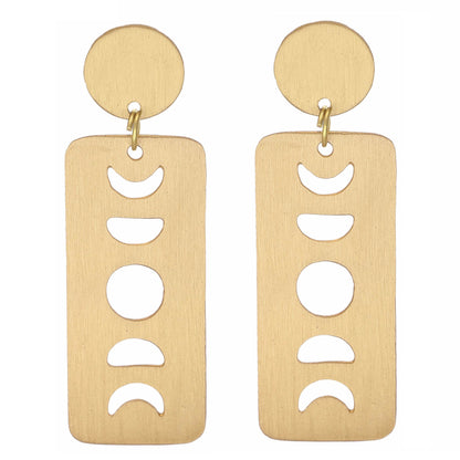 CLOSEOUT Moon Phase Post Earrings