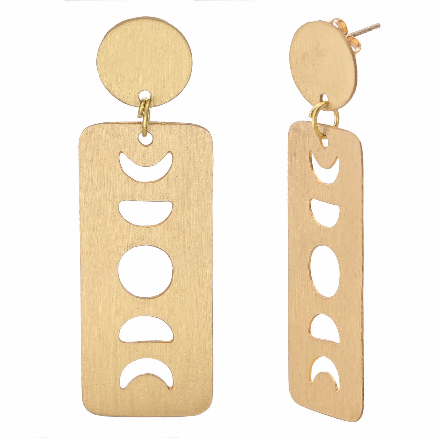 CLOSEOUT Moon Phase Post Earrings
