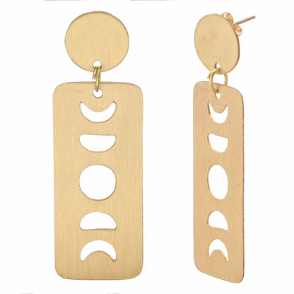 CLOSEOUT Moon Phase Post Earrings