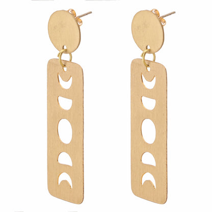 CLOSEOUT Moon Phase Post Earrings