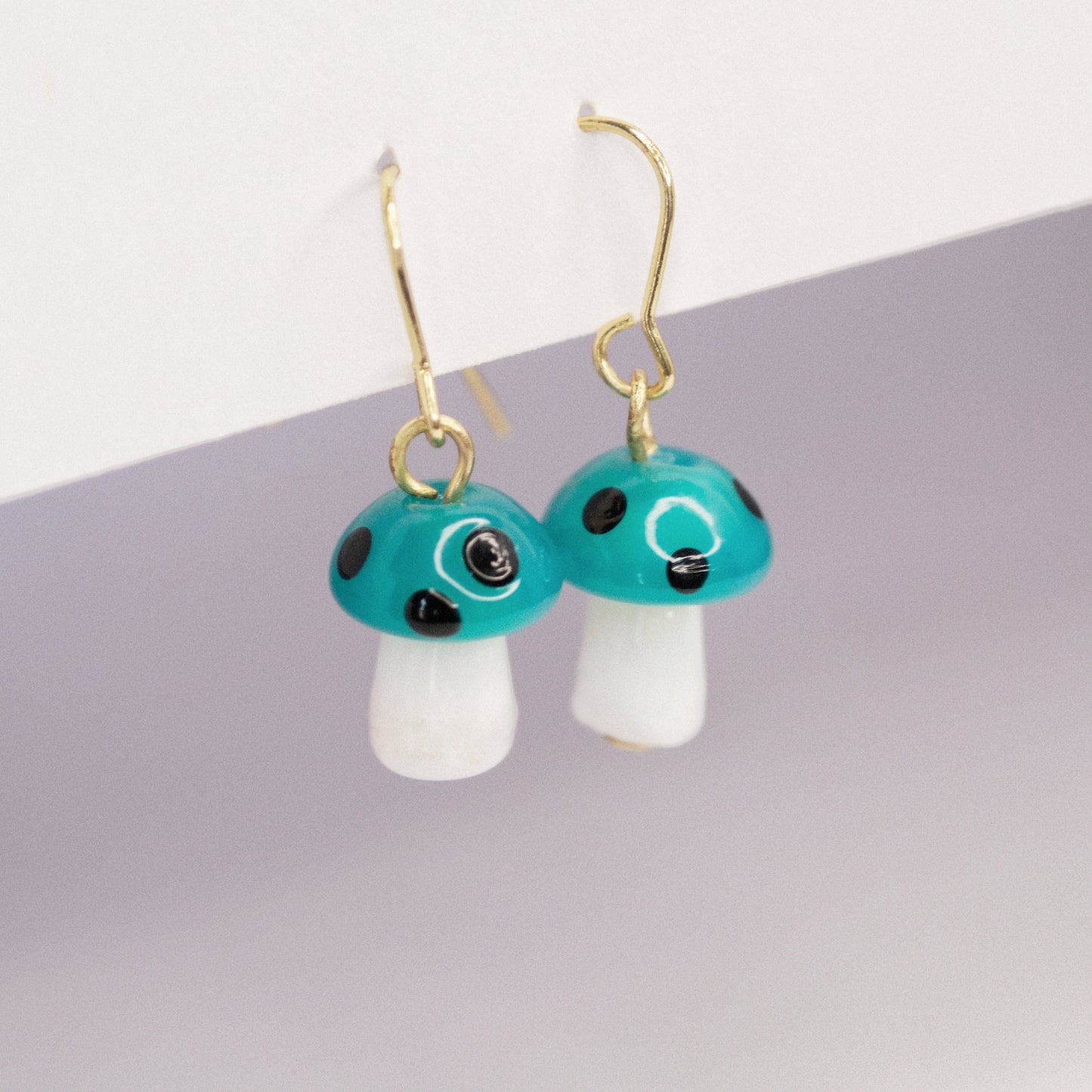 Pixie Dust Mushroom Earrings