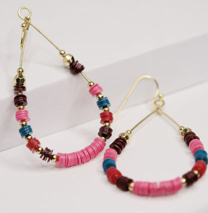 Artisanal Glass Beads Earrings