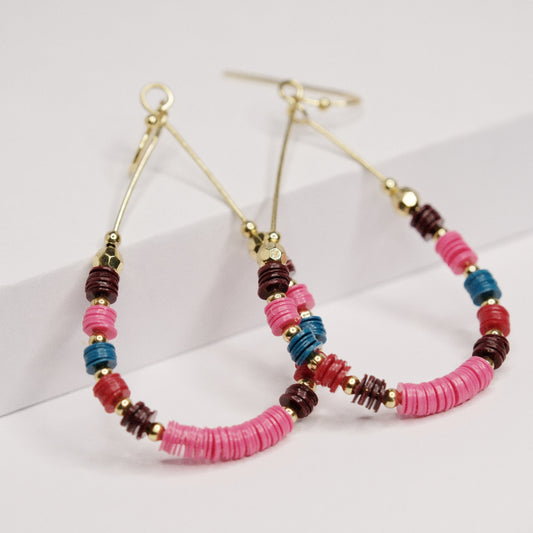 Artisanal Glass Beads Earrings