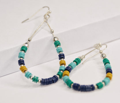 Artisanal Glass Beads Earrings