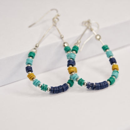 Artisanal Glass Beads Earrings