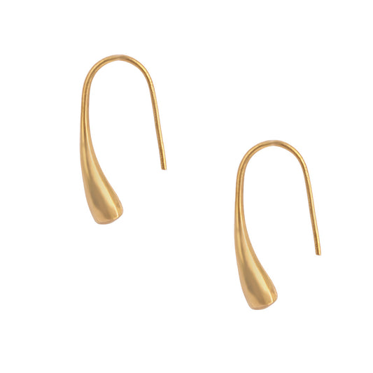 Classic Curved Drop Earrings
