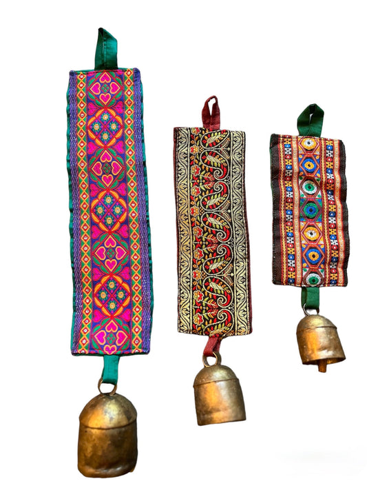 Bell with Embroidered Strap