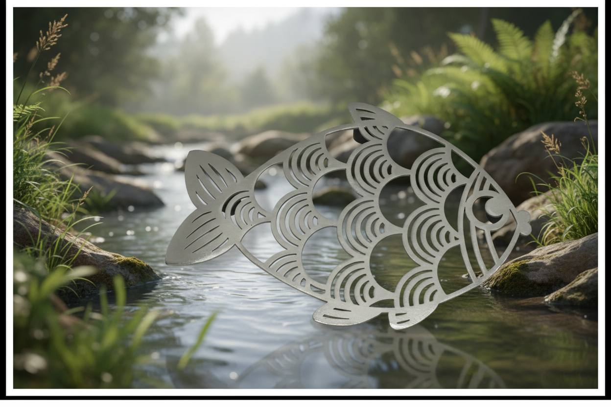 Fish Trivet With Scales