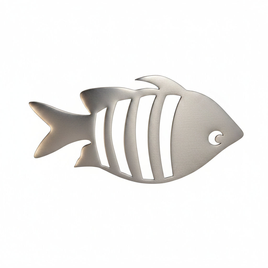 Fish Trivet With Stripes