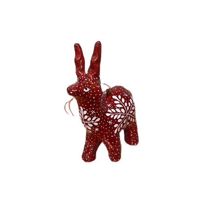 Reindeer Ornament Paper Mache