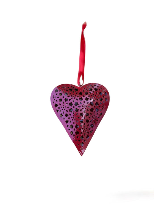 Heart Ornament - Red