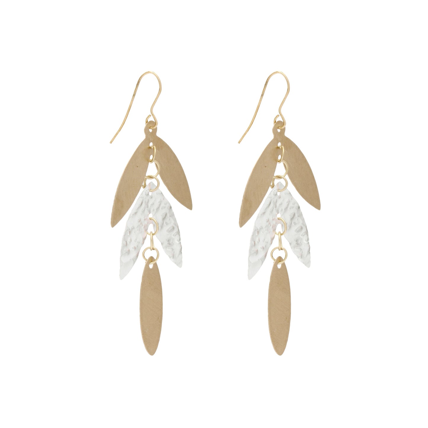 SALE Dia Leaf Earrings
