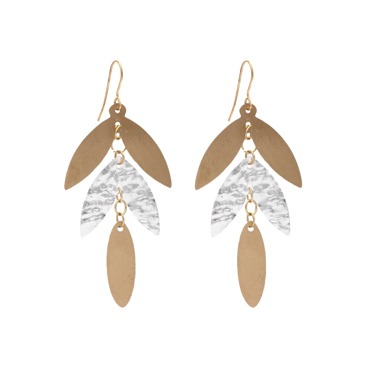 SALE Dia Leaf Earrings