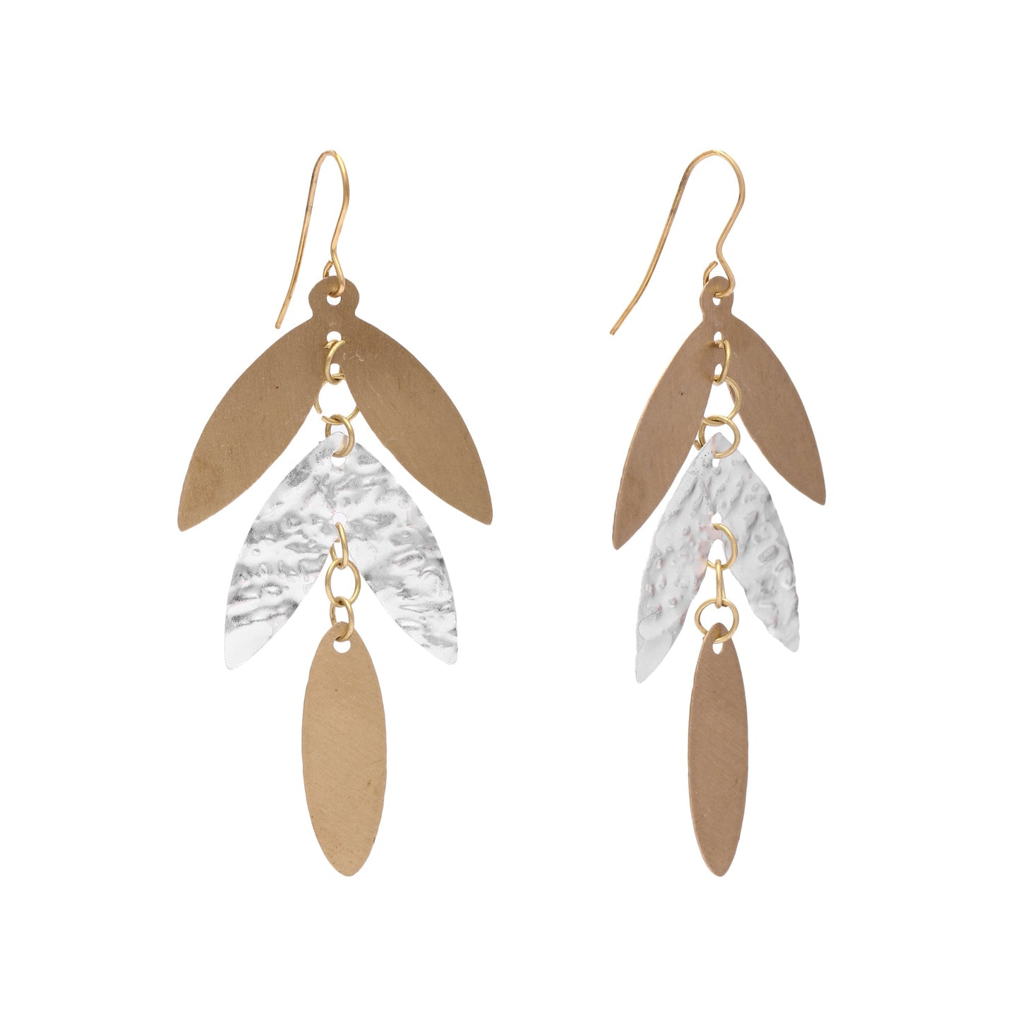 SALE Dia Leaf Earrings