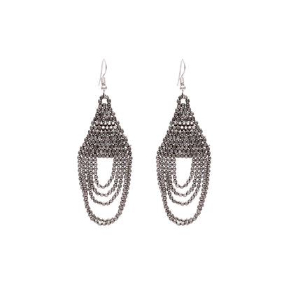 SALE Matte Silver Loops