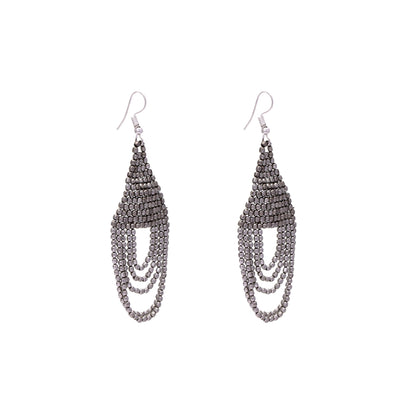 SALE Matte Silver Loops