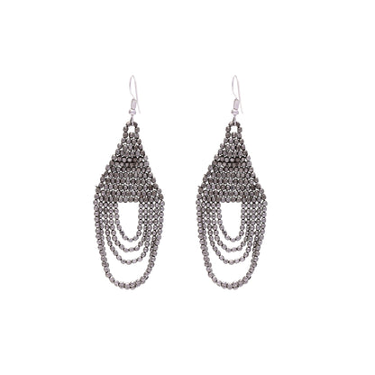 SALE Matte Silver Loops