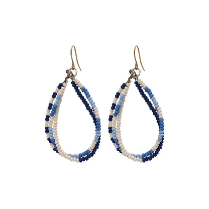 OVERSTOCK SALE Usha Delicate Glass Beads Earrings