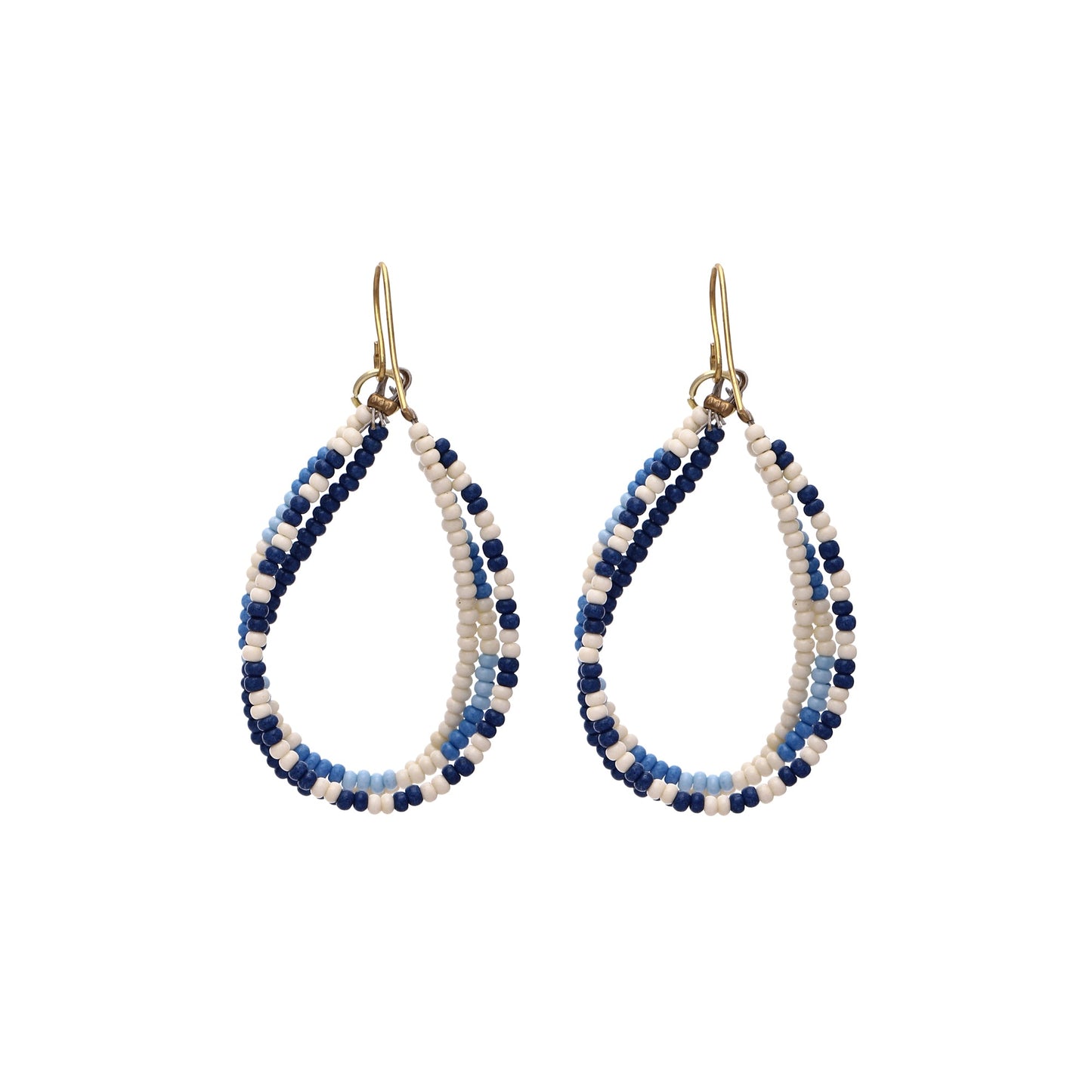 OVERSTOCK SALE Usha Delicate Glass Beads Earrings
