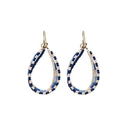OVERSTOCK SALE Usha Delicate Glass Beads Earrings