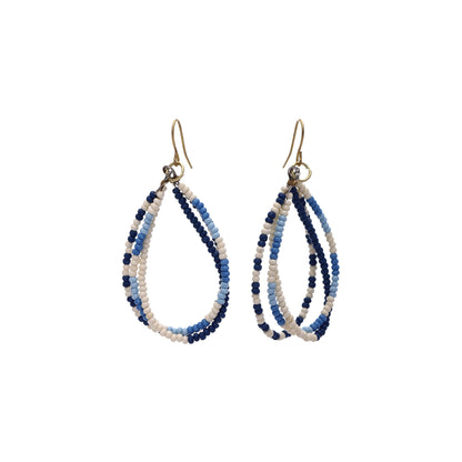 OVERSTOCK SALE Usha Delicate Glass Beads Earrings