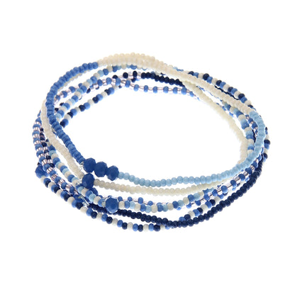 SALE Usha Delicate Glass Beads Stretchable Bracelet