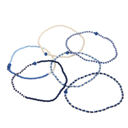 SALE Usha Delicate Glass Beads Stretchable Bracelet