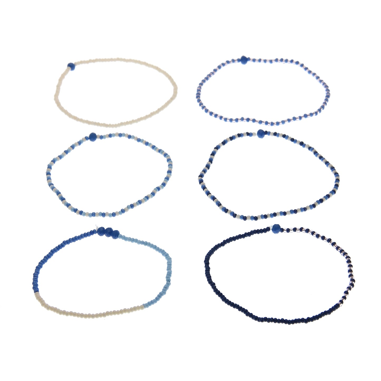 SALE Usha Delicate Glass Beads Stretchable Bracelet