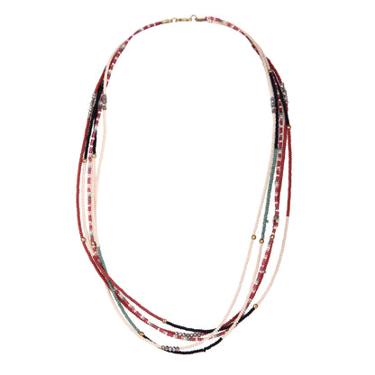 Usha Delicate Glass Beads Necklace