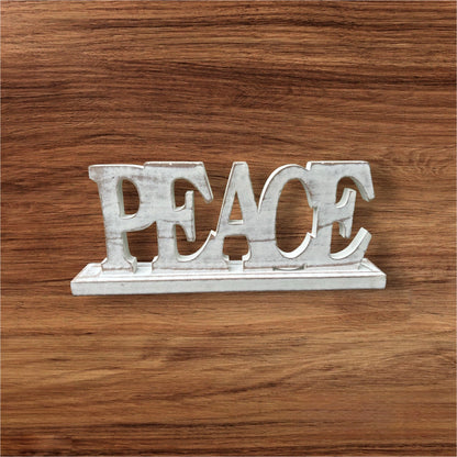 Tranquil PEACE Wood Stand