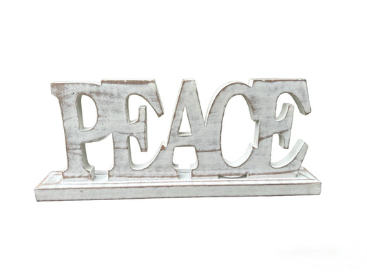 Tranquil PEACE Wood Stand