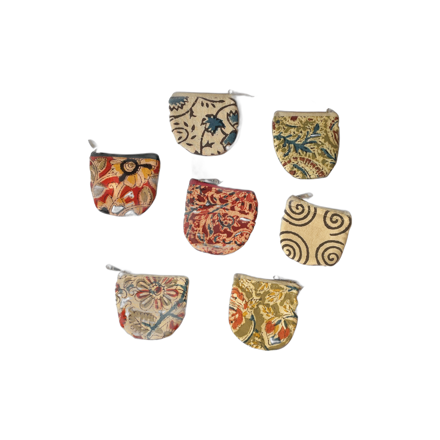 Coin Purse Cotton Kalamkari Small