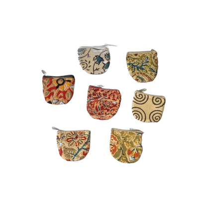 Coin Purse Cotton Kalamkari Small