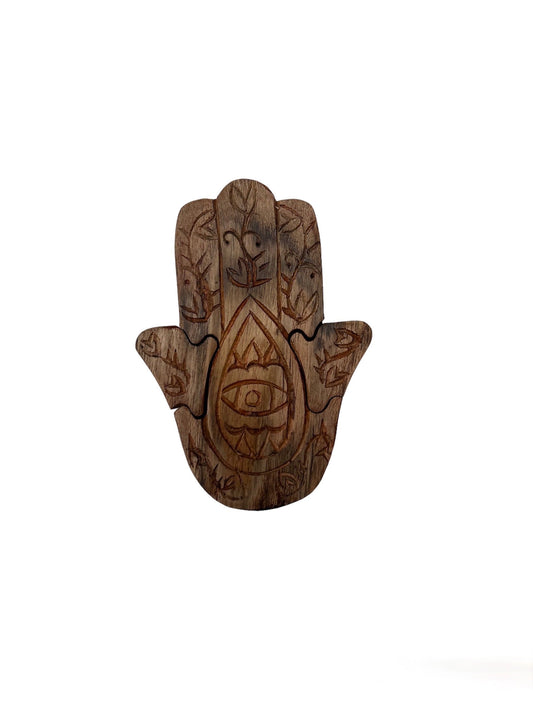 Hamsa Puzzle Box