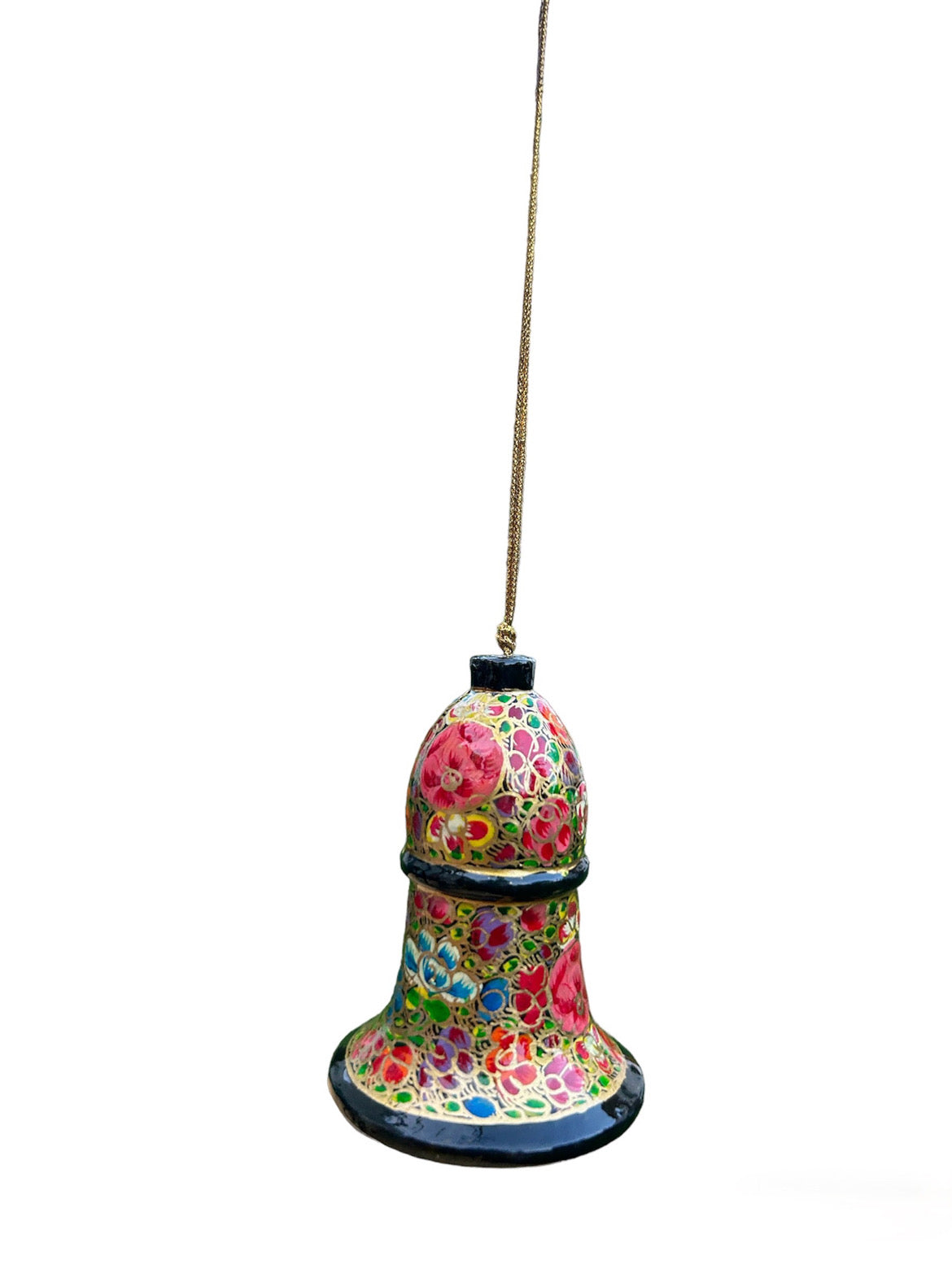 Paper Mâché Bell Ornament